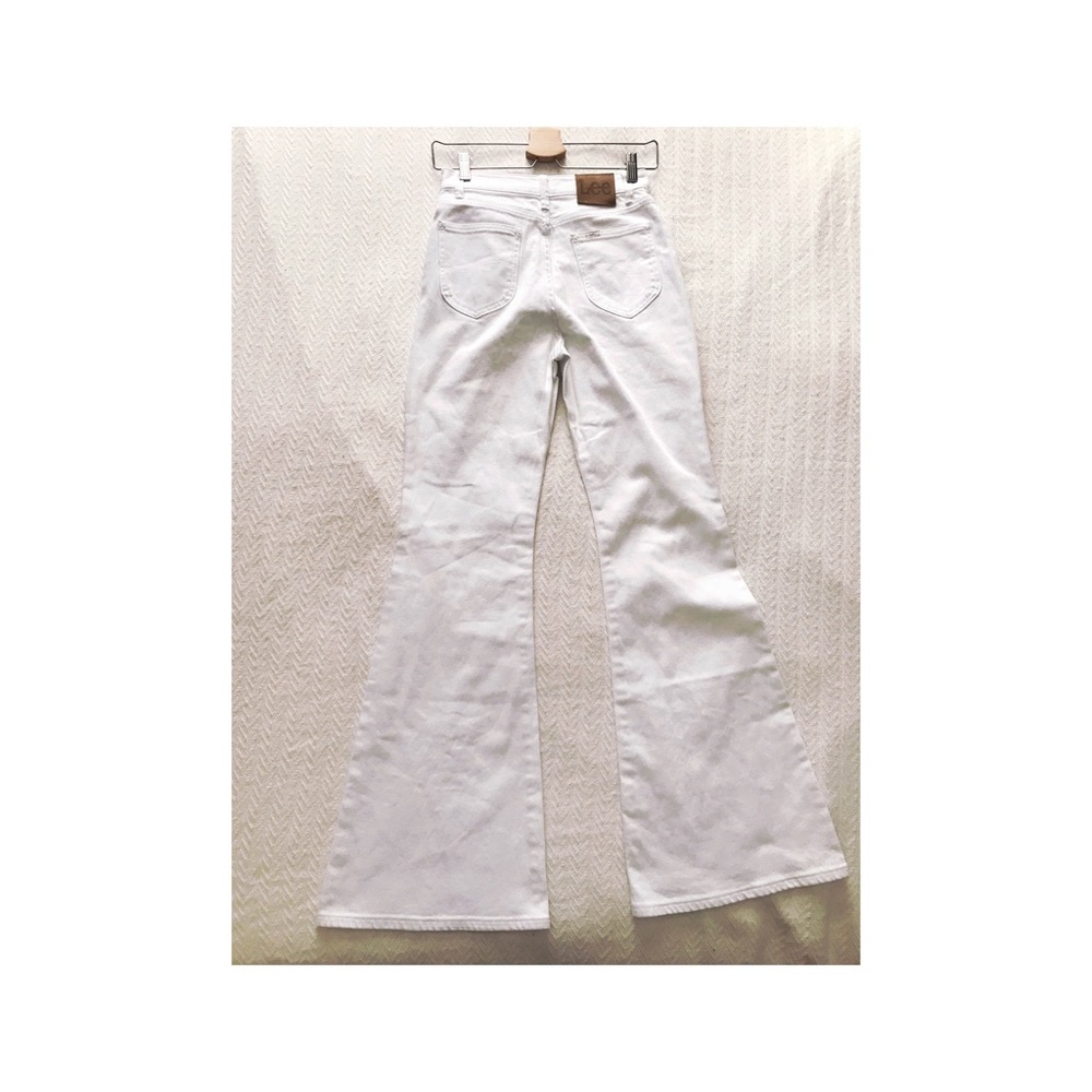 White Denim Lee Bellbottoms Jeans